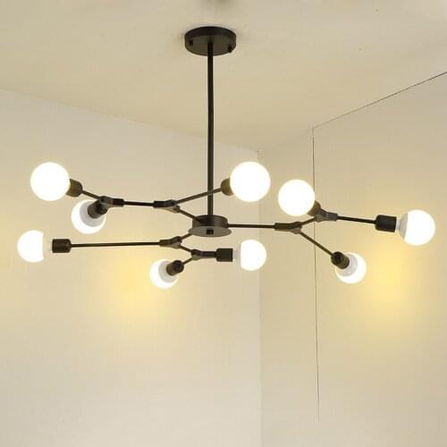 Modern LED Pendant Lights Nordic Art Restaurant Pendant Lamps 3/6/9 Light Dining-room Hanglamp Lamparas Home Decoration Lighting