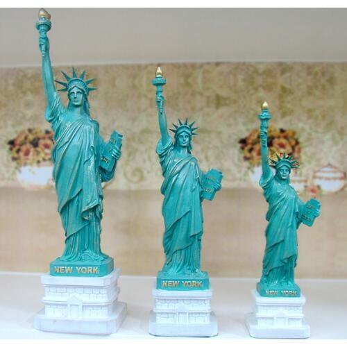 Statue of Liberty Model Crafts United States Tourism Souvenirs Free Goddess European Resin Retro Ornaments Home Furnishing