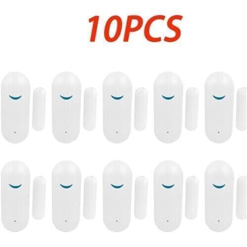 Smart WiFi door sensor, door and window open detector, home security alarm Tuya APP compatible with Alexa Google Home IFTTT Tuya