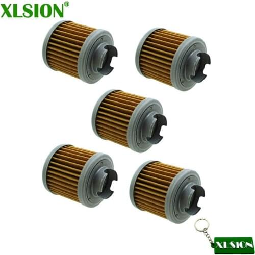 XLSION 5x Oil Filter For Pit Bike Mini GP Minicross Minimotard Kitaco YX 2009 2010 Takegawa Daytona