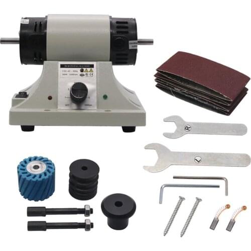 0-8000R 350W US 110V Leather Burnishing Polishing Machine Leather Burnisher Machine
