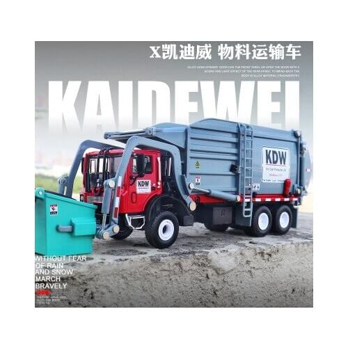 1:24 high simulation alloy engineering material transport vehicle model toys for children gifts