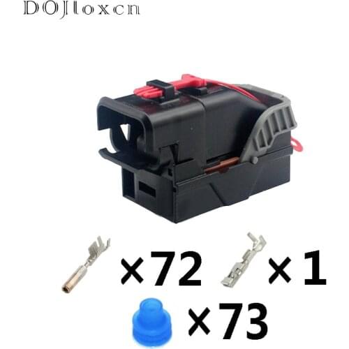 1/5/10/20 Sets 73 Pin Delphi Automobile Waterproof Auto Angine ECU Computer Board Male Female Plug Suitable For Buick Honda