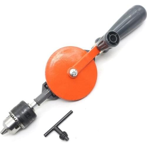3/8 inch 45# steel double gear hand drill drilling tool 1.5-10 mm medium-sized wood hand drill