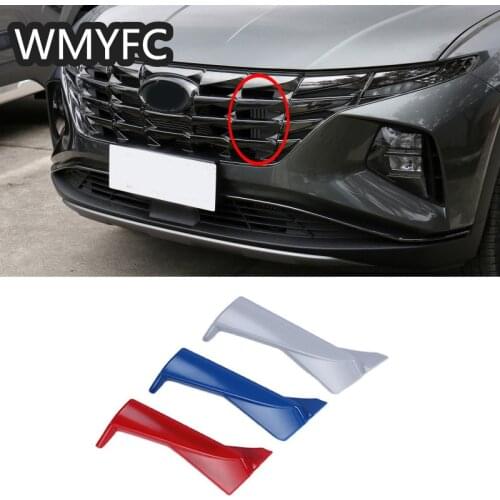 3PCS CAR STYLING GRILLE GIRLL TRIM GARNISH COVERS FOR HYUNDAI TUCSON TUCSON L NX4 2020 2021 ACCESSORIES