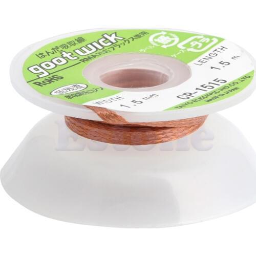 5 ft 1.5mm Desoldering Braid Solder Remover Wick CP-1515 1PC