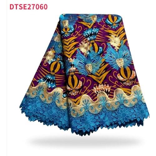 African Wax Cloth Lace Fabric Pink Bridal Lace Fabric Embroidered Fabric Womens Clothing Suitable for Dress Parties DTSE27060