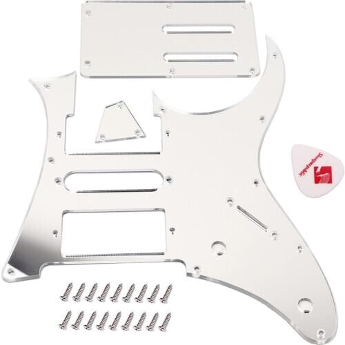 Acrylic HSH Pickguard Back Plate Truss Rod Cover Set for Ibanez RG350 EXZ EX HSH Music Equipment Accessories Attachment