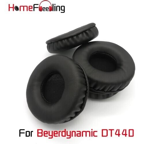 Homefeeling Ear Pads For Beyerdynamic DT440 Earpads Round Universal Leahter Repalcement Parts Ear Cushions