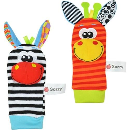 Infant Baby Kids Socks rattle toys Foot Socks 0~24 Months 20% off