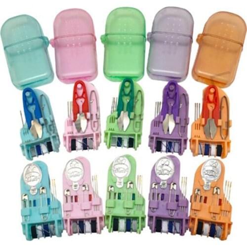 Home Travel Sewing Kit Box Exquisite and Portable Mini Portable Sewing Kit Tools