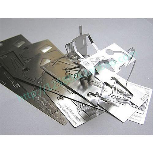 3D cutout metal personalized quality business card