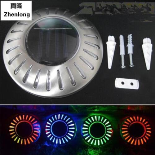 Solar Garde Light Buried Wall Light Rgb Led Ball Lamp Rgb Waterproof Outdoor Lights Foco Solar Recargable Street Lamp