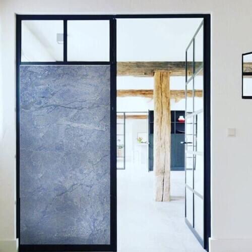 Office Decorative Privacy Window Film Stained Marble Static Glass Sticker Kitchen Bedroom Move door Home Decor Decal