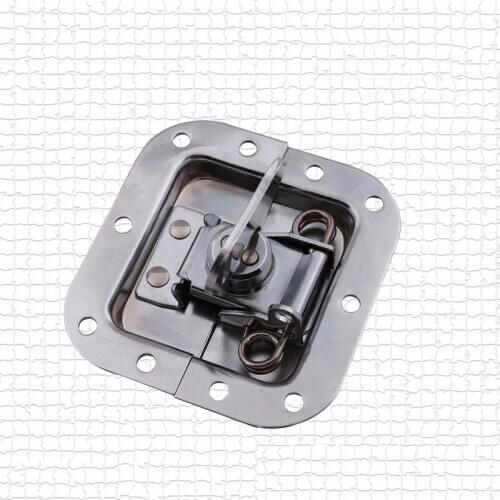 Metal Hasp Industrial Instrument Butterfly Lock Tool Case Box Buckle Aluminium Alloy Wooden Case Fastener Hardware Part