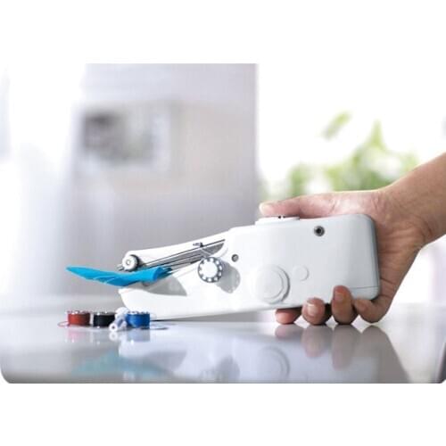 Hand-Held Portable Sewing Machine Handy Stitch Multifunctional Mini Electric Sewing Machine Manual Sewing Machine