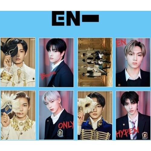KPOP ENHYPEN Poster BORDER: CARNIVAL Self-adhesive Pictorial Photos ENGENE Hot Selling Star Surroundings