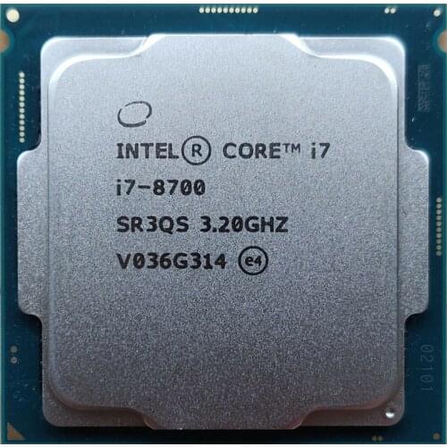 Used Intel Core i7 8700 es QN8H Processor 2.9GHz Six-Core Twelve-Thread CPU 12M 65W LGA 1151 i7 8700es