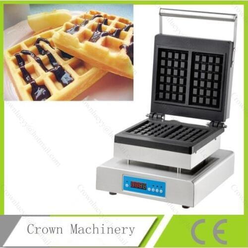 Rectangle Digital Waffle cone maker; waffle making machine;waffle baker