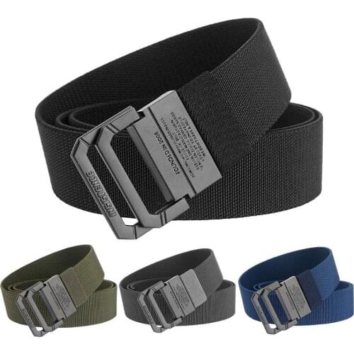 Outdoor Leisure Belt Unisex Youth Elastic Twill Multicolor Nylon Belt Adjustable Outdoor Leisure Belts Joker Jeans Belt
