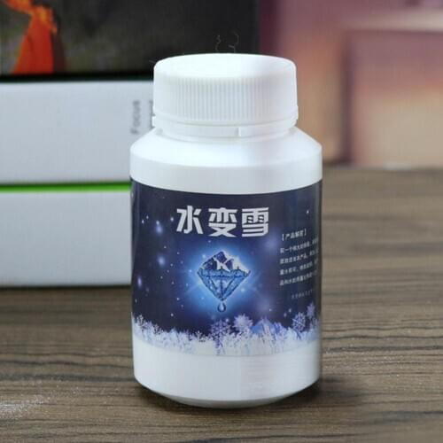 Christmas Gift Make Your Own Decoration DIY Snowflake Powder Man-made Magic Home Decor Artificial Snow Powder Scene 50g