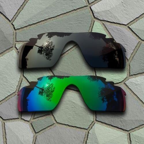 Grey Black&Jade Green Sunglasses Polarized Replacement Lenses for Oakley Radarlock Path Vented