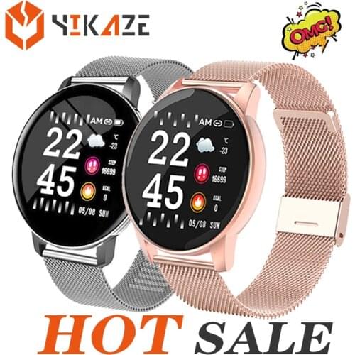2021 Smart Watch Sports Waterproof Smartwatch Men Women Fitness Tracker Blood Pressure Monitor Smart Clock Smart Clock PK P8 IWO