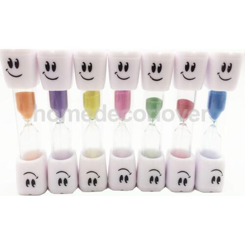 Sand Glass Hourglass Timer Kids Teeth Brushing Toothbrush Countdown Counter Sand Egg Clock Timer 3 Min