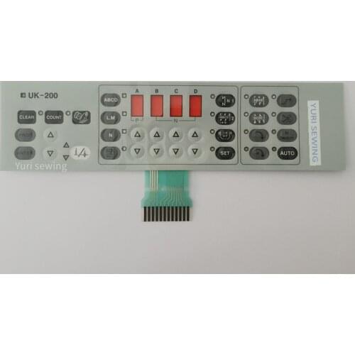 UK-200 operation panel board keypad membrane swtich industrial sewing machine spare parts