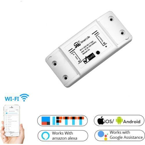 WiFi Smart Light Switch Universal Breaker Timer Smart Life APP Wireless Remote Control Work with Alexa Google Home