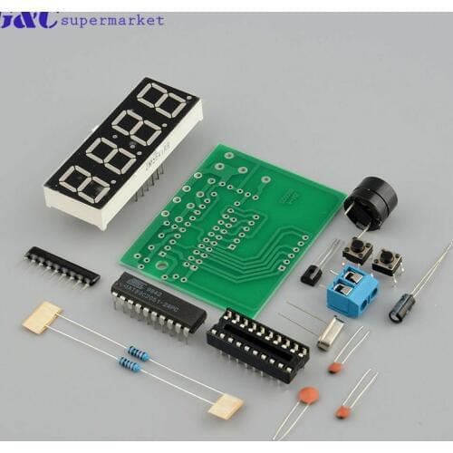 High Quality C51 4 Bits Electronic Clock Electronic Production Suite DIY Kits C51 Electronic Clock diy electronics