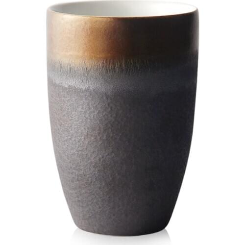 Japanese Tea Cup Ceramic Couples Cups Coffee Personalized & Creative Cup Jingdezhen Handmade Coarse Pottery Master Cup Large