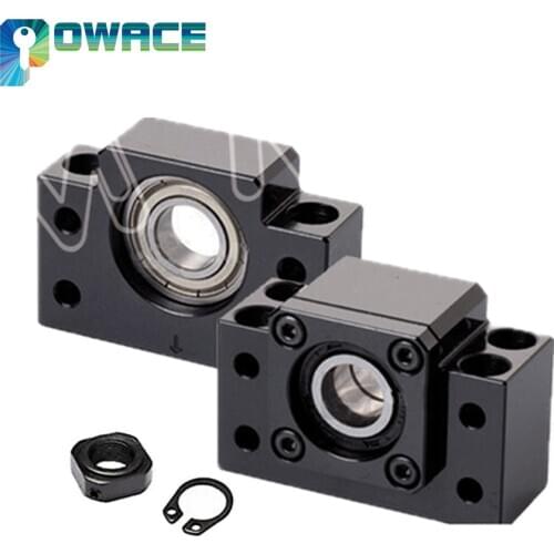 1 Set BK12+ BF12 Support BK/BF for Ball Screw Ballscrew SFU1610,1605 End Supports CNC Machine XYZ Parts