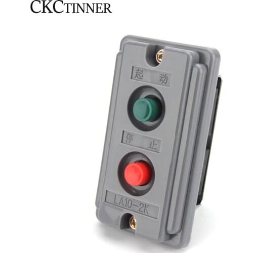 1PCS LA10-2K two position self reset Momentary ON/OFF Power Push Button Control Switch