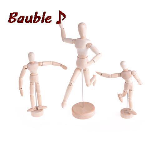 2018 New Arrive 1pc Drawing Model Wooden Human Male Manikin Jointed Mannequin Puppet