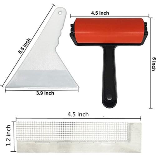 3Pcs DIY Diamond Art Painting Accessories Roller 5D Diamond Painting Ruler Diamond Embroidery Cross Stitch Correction Tool Kit