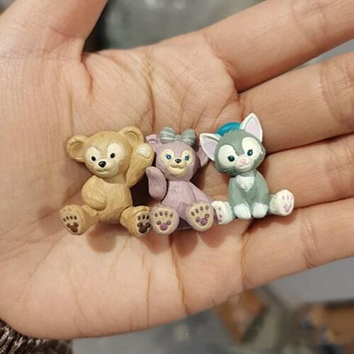 36PCS 3cm Exquisite workmanship Disney Duffy Sherry Mae painter cat bulk pendant ornament collection