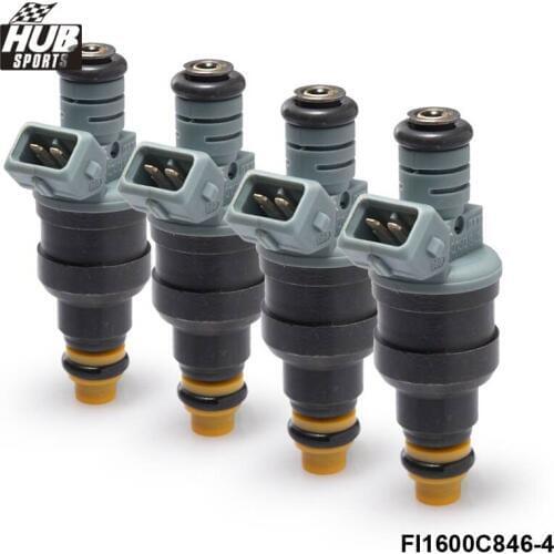 8PCS/LOT New High Performance Low Impedance 1600cc 160LB EV1 Fuel Injectors 0280150842 For Audi Chevy HU-FI1600C842-8