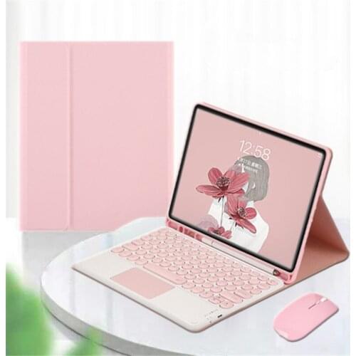 Tablet Keyboard Case for Samsung Galaxy Tab A7 10.4 2020 T500 T505 Cover for SM-T500 SM-T505 Shell with Touchpad Keyboard Mouse