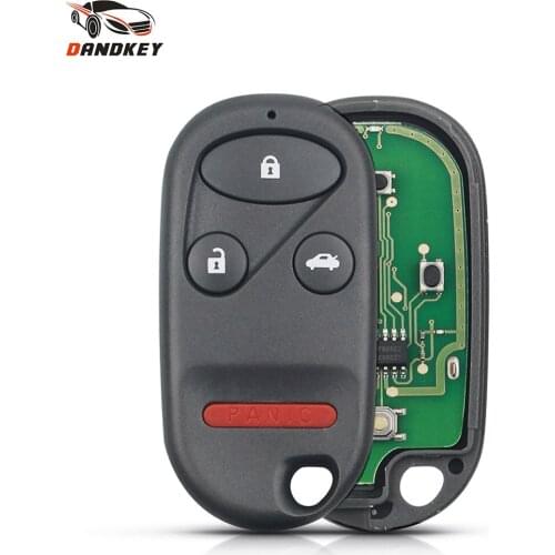 Dandkey 5pcs For Honda Accord 1998 1999 2000 2001 2002 For Acura TL 2000 2001 Fob Transmitter Remote Car Key KOBUTAH2T 315MHz