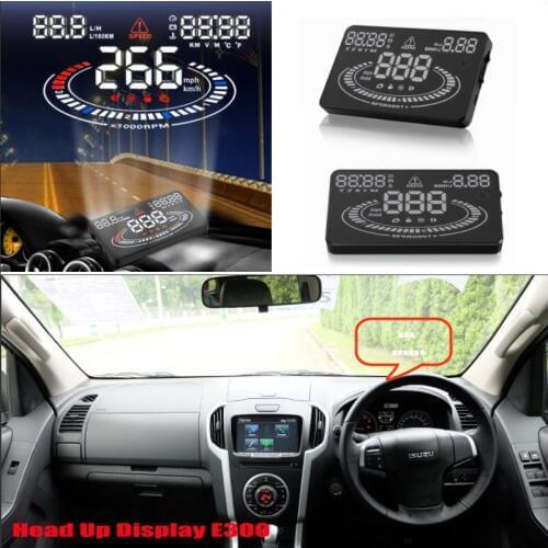 For Isuzu D-Max/V-Cross 2010-2018 2019 Car OBD HUD Electronic AUTO Head Up Display Saft Driving Screen Projector Windshield