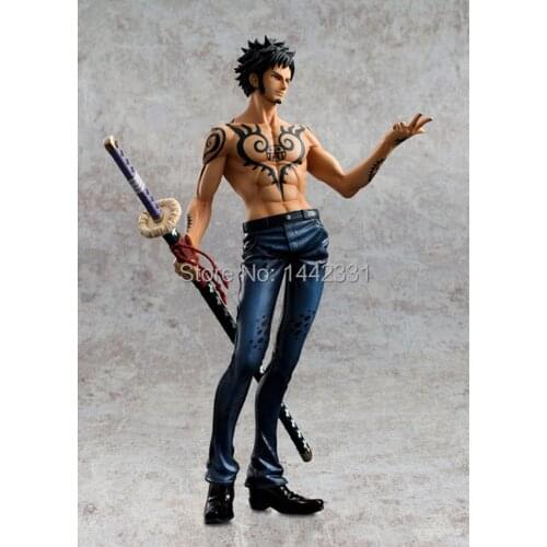 24cm One Piece anime figurine MH The Surgeon of Death Trafalgar Law Ver2.5 HANDSOME Toy PVC Action Figure Free shipping
