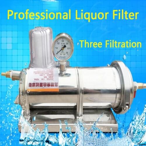 Liquor Filter Liquor Koji Flavour Paste Elimination Turbidity Automatic Aging Machine Activated Carbon Brewing Equipment