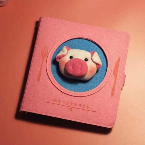 Gourmet Foods Stationery Creative Korea Japanese Diary Notebook Notebook Loose-leaf Handbook Diary Notebook Notebook Notepad