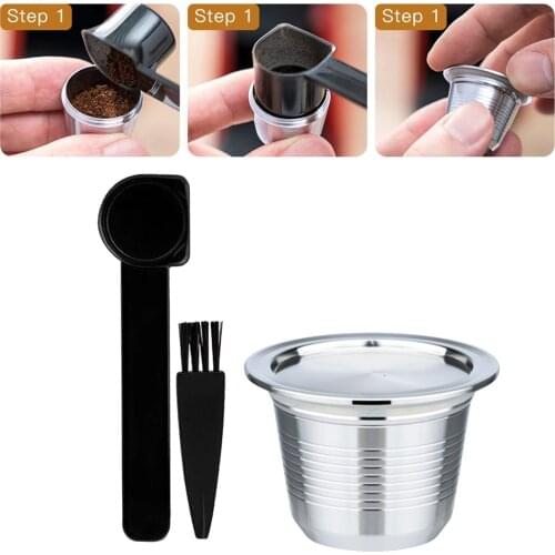 Coffee Capsule Stainless Steel Set for Nespresso U for Pixie for