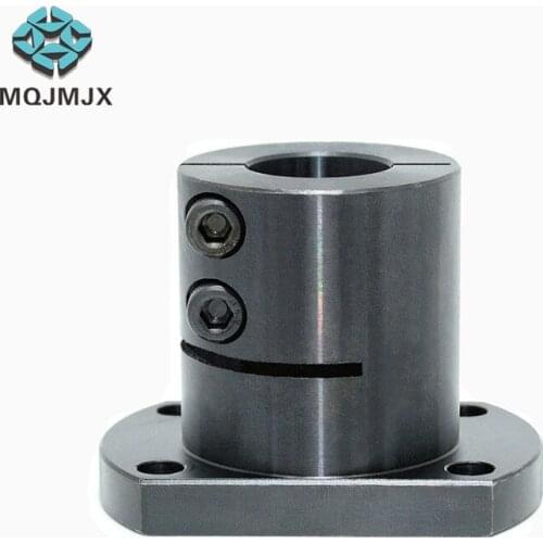 Flange Type Bearing Housing Standard Guide Shaft Support Open Type Double-sided Cutting Flange Shaft Bracket