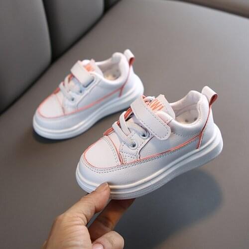 2021 Spring Children Sports Shoes for Kids Flats Fashion Casual Boys Baby Soft Sneakers Yellow Blue Orange Toddler Girls Shoes