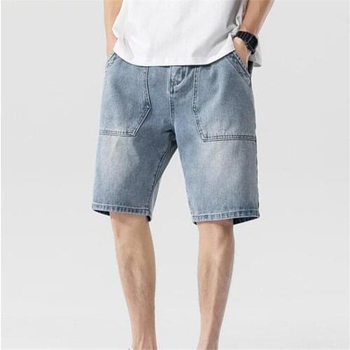 LIBIELIY Men's Denim Shorts