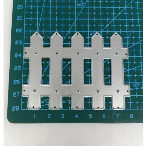 Metal Cutting Dies Garden Fence DIY Stencil Scrapbooking Photo Album Embossing Paper Card Making Decor 2021 Punch Template