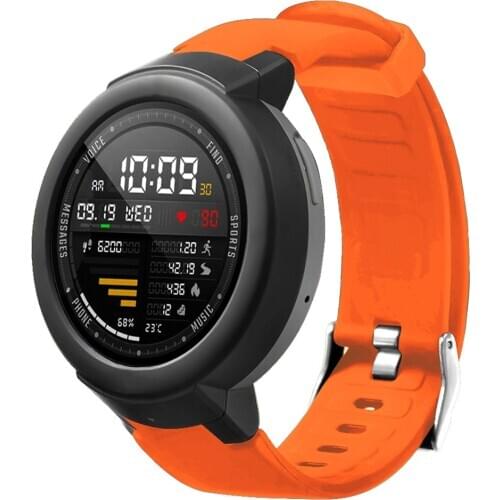 Fashion Wirst Strap Replacement Sport Silicone Watch Band Strap For Huami Amazfit Verge Youth Watch Smart Watch Accessories